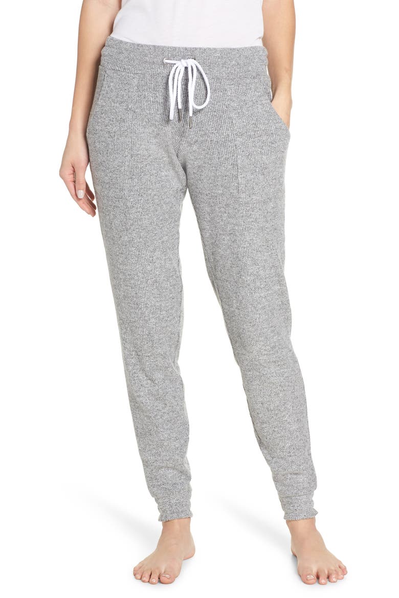 Cozy Up Jogger Pants, Main, color, GREY FLANNEL MARL