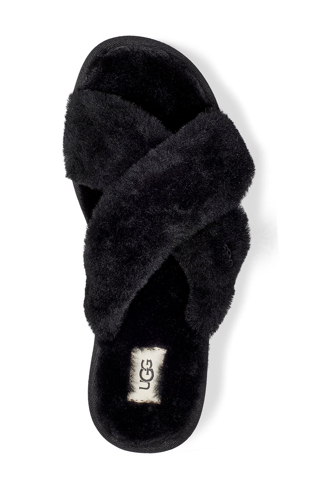 UGG<sup>®</sup> Fuzzette Genuine Shearling Slipper, Alternate, color, 