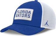 Jordan Brand Men's Jordan Brand Royal/White Florida Gators 2025 On-Field Rise Patch Trucker Adjustable Hat