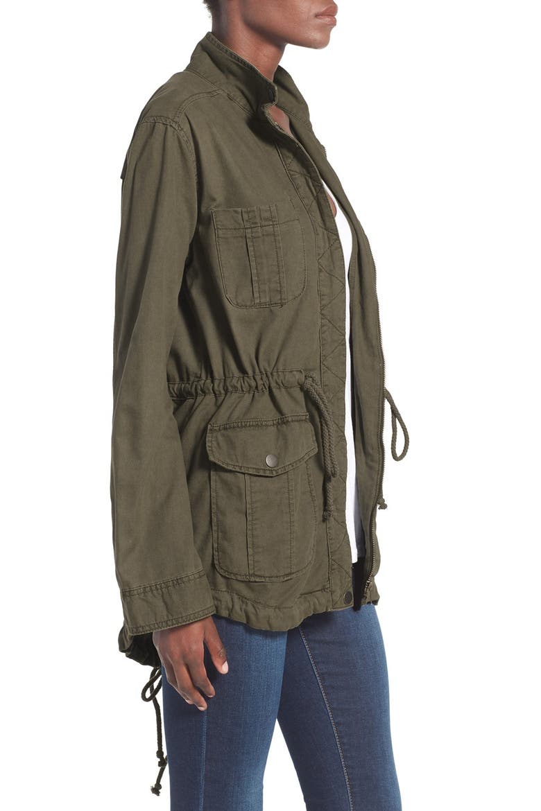 Cargo Anorak Jacket, Alternate, color, OLIVE DARK