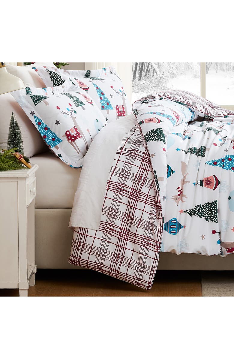 SOUTHSHORE FINE LINENS Winter Wonderland Oversize Holiday Comforter Set, Alternate, color, Winter Wonderland