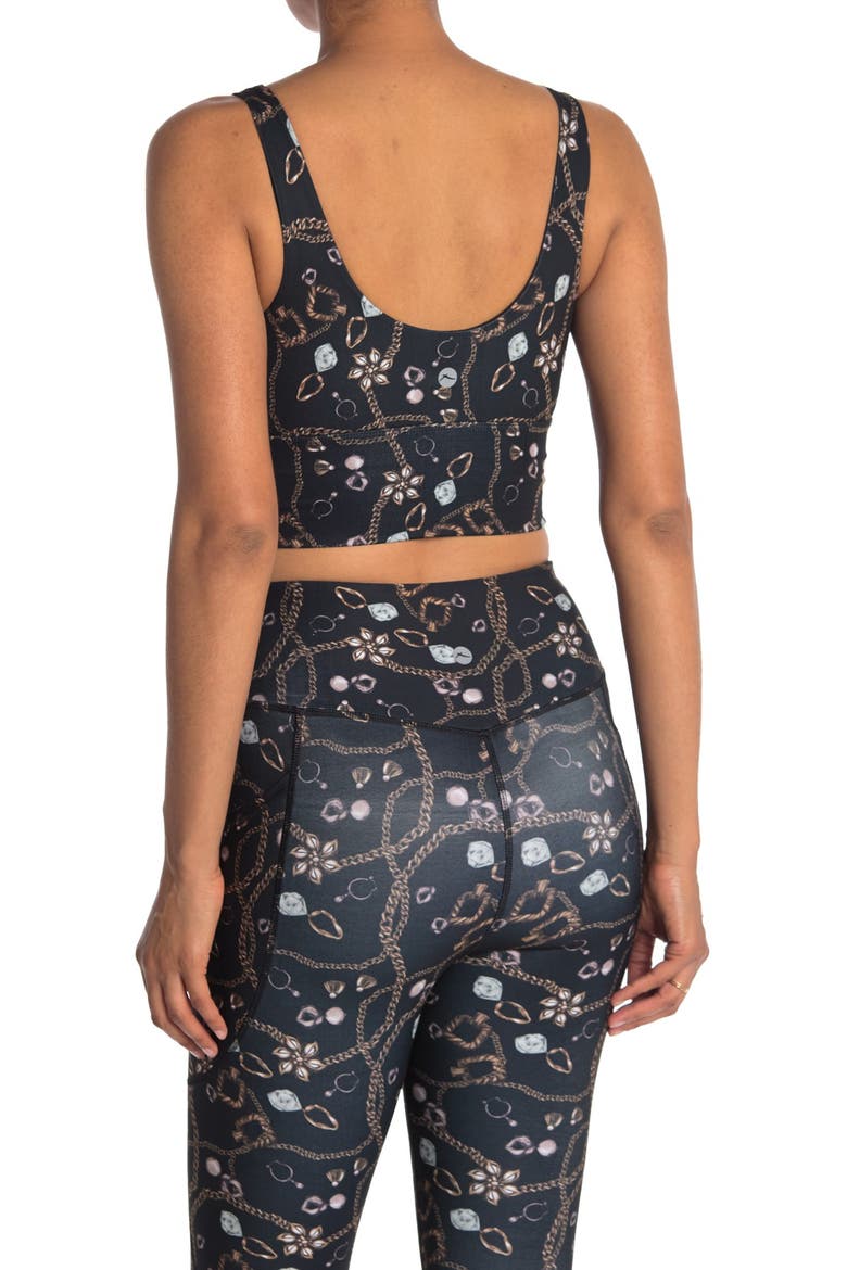 Silhouette Bralette, Alternate, color, CHAIN