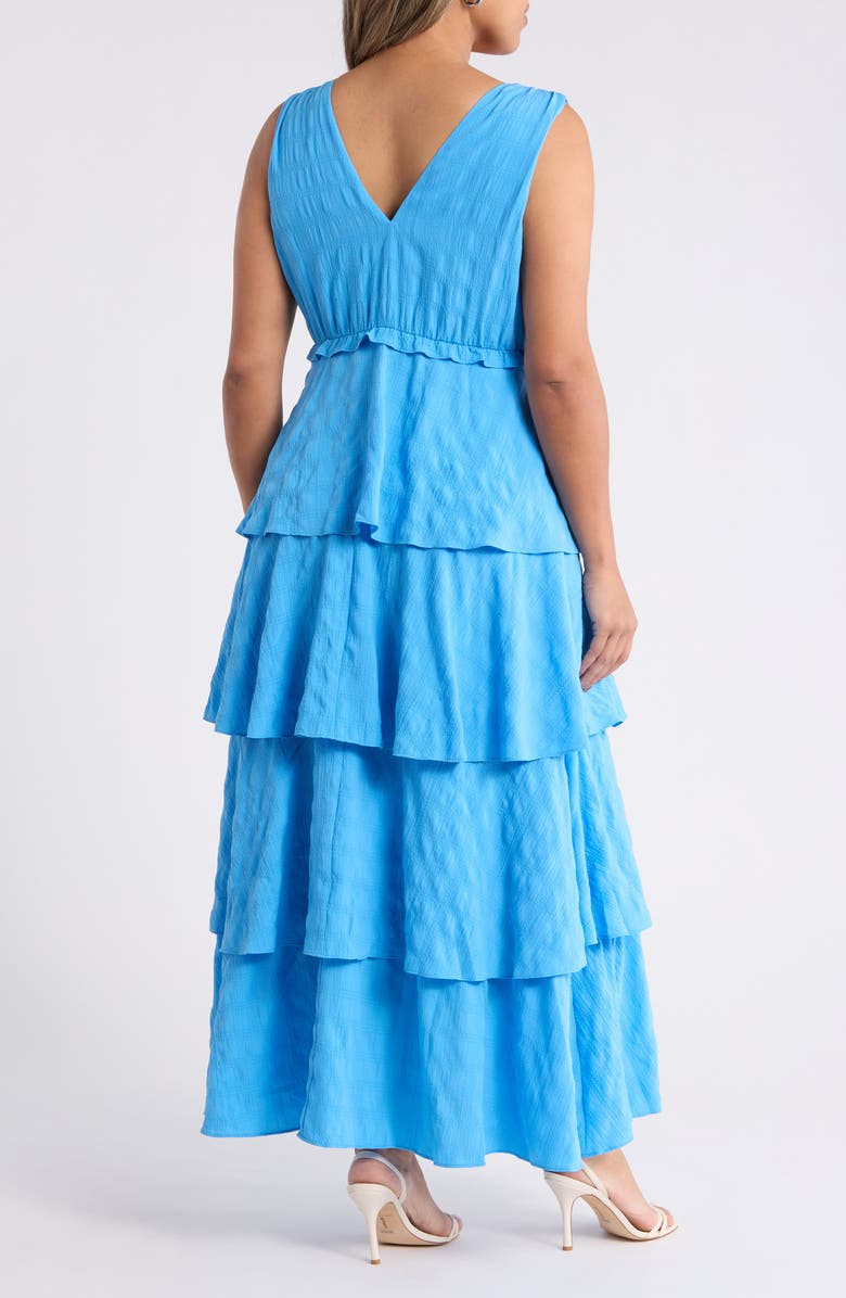 Chelsea28 Tiered Ruffle Maxi Dress, Alternate, color, Blue Maya