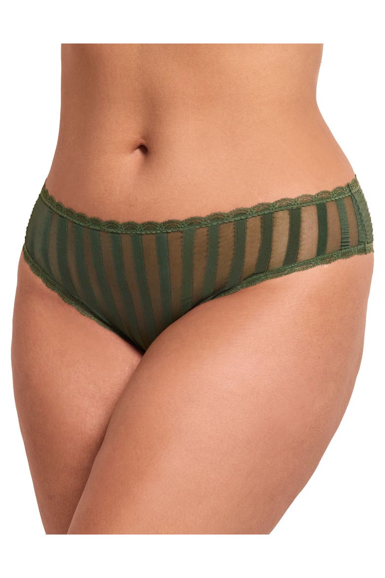 Juno Cheeky Panties, Main, color, Dark green
