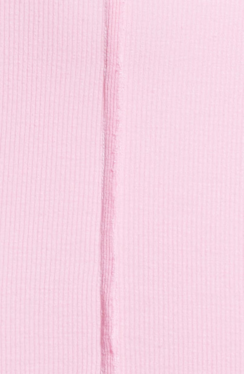 SAMI MIRO VINTAGE Long Sleeve Asymmetric Rib Minidress, Alternate, color,