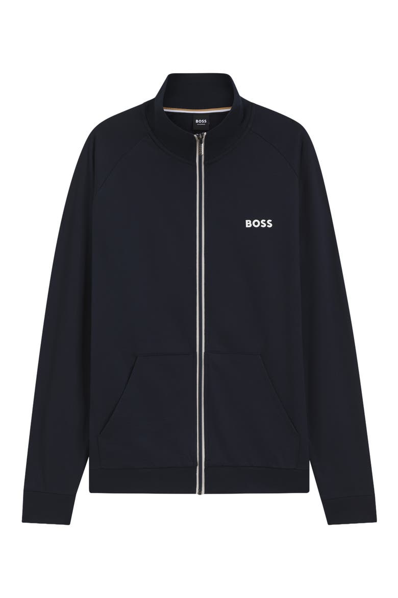 Authentic Cotton Track Jacket, Alternate, color, DARK BLUE