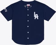 Mitchell & Ness Men's Mitchell & Ness Mookie Betts Navy Los Angeles Giants Batting Practice Jersey
