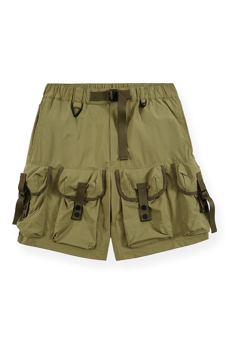 Alice Packable Ripstop Cargo Shorts, Main, color, GREEN MOSS