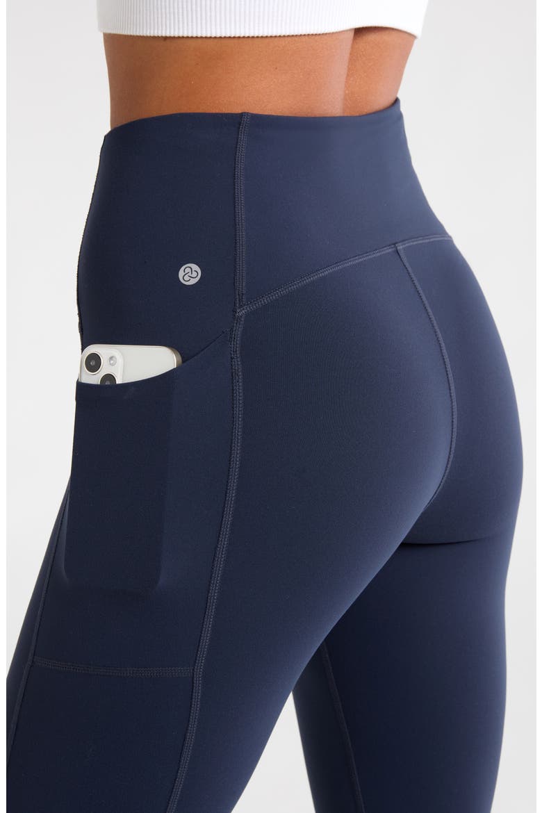 Studio Luxe High Waist Pocket 7/8 Leggings, Alternate, color, NAVY SAPPHIRE