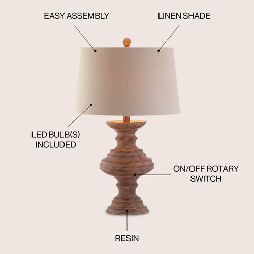 Jonathan Y Designs Scarlett 26.5in Resin Table Lamp