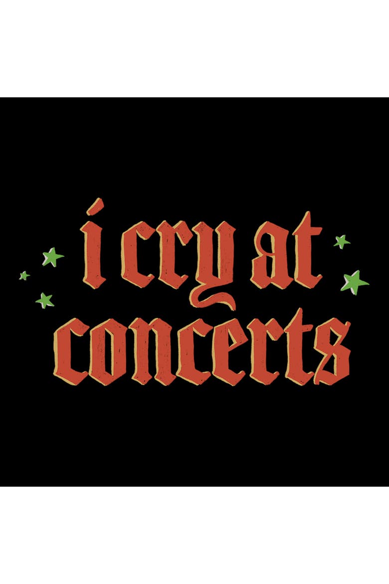 Men's Lost Gods Cry At Concerts  Graphic T-Shirt, Alternate, color, Black
