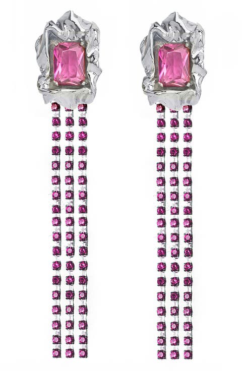 Maude Crystal Drop Earrings