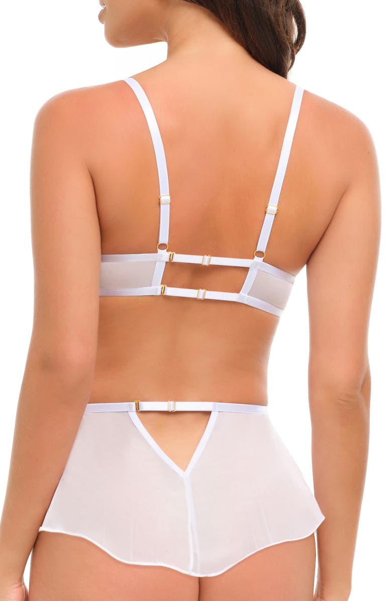 Oh La La Cheri Elena Lace Underwire Bra & Thong Set, Alternate, color, 