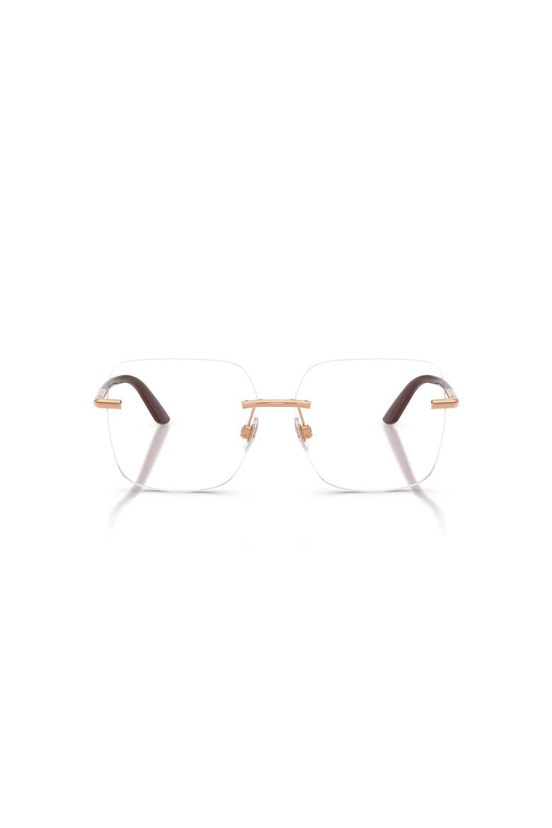 57mm Square optical glasses, Alternate, color, Pink