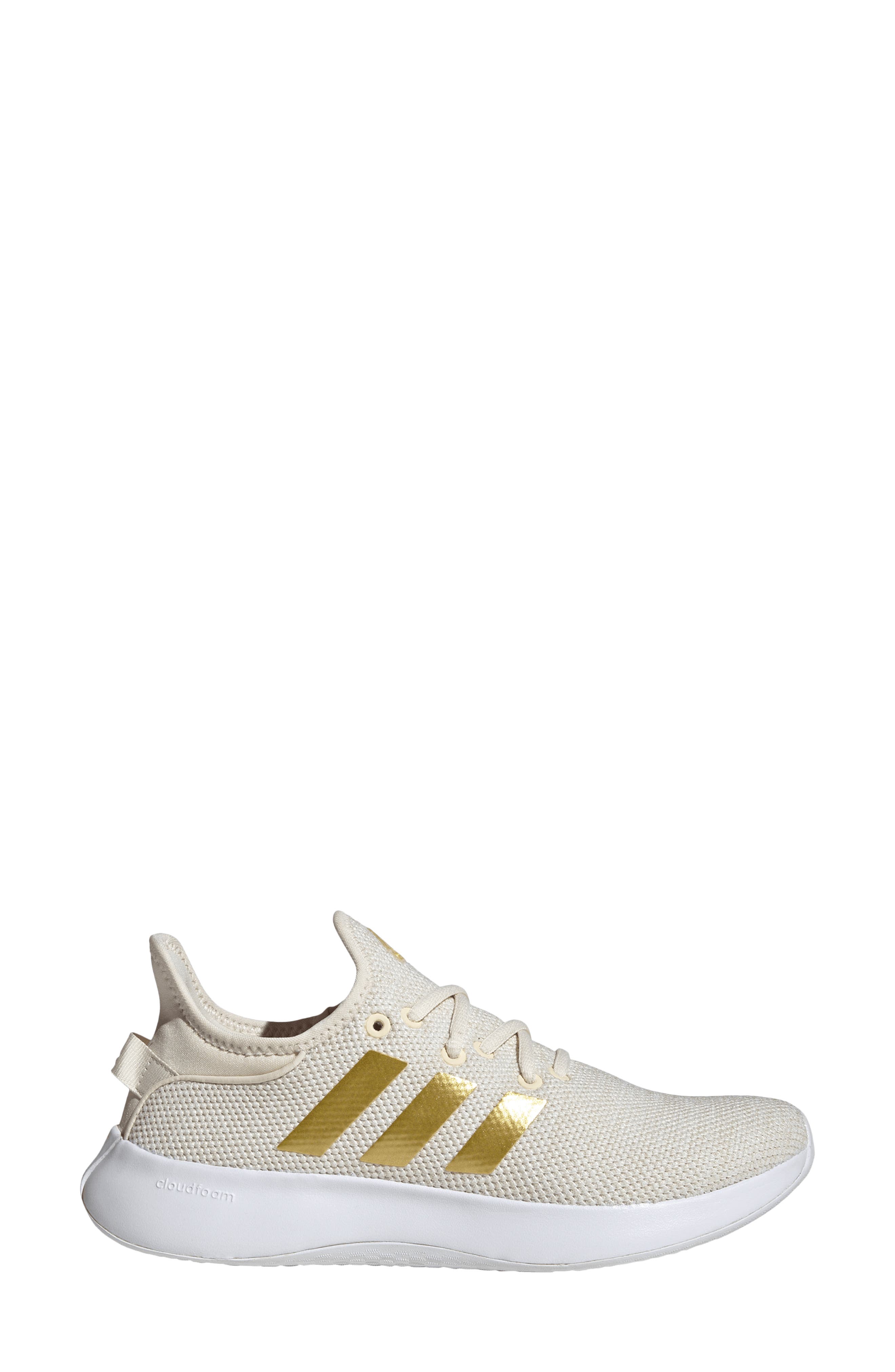 Cloadfoam Pure Running Shoe, Alternate, color, WHITE/ GOLD MET./ WHITE