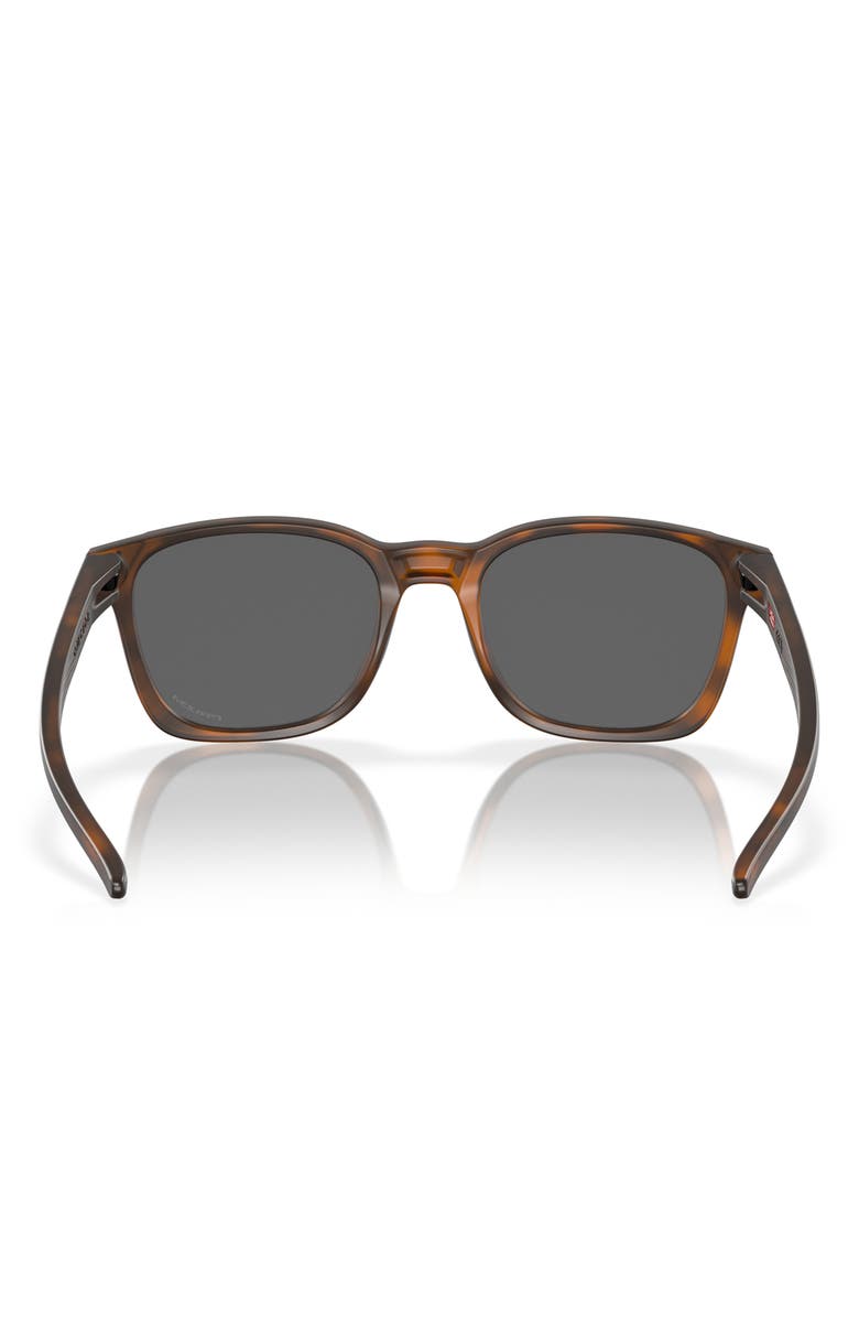 Oakley Ojector 55mm Prizm<sup>™</sup> Polarized Irregular Sunglasses, Alternate, color, Matte Brown