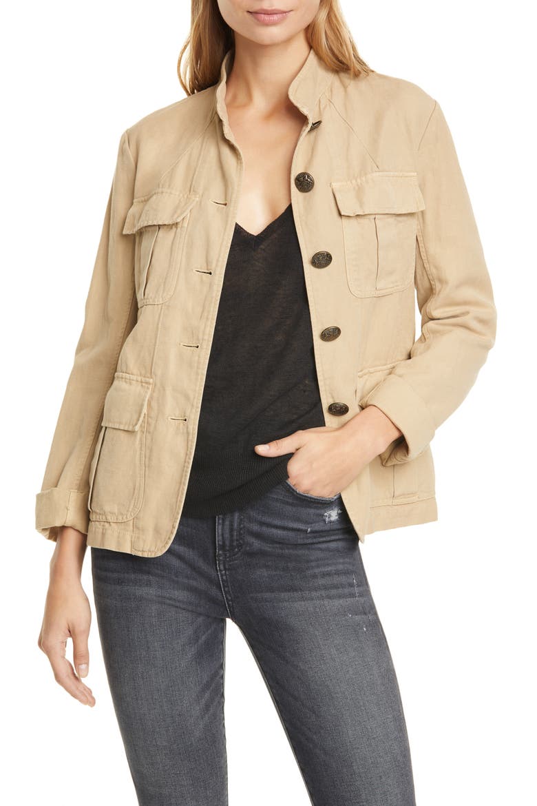 Cambre Jacket, Main, color, DESERT SAND