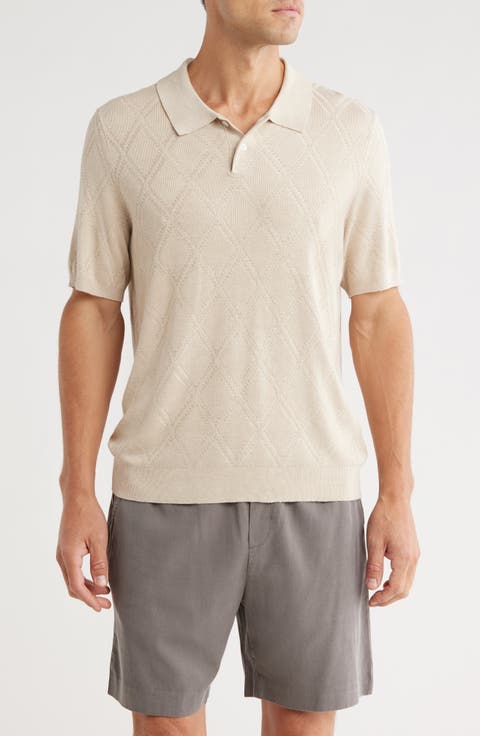 Diamond Knit Polo