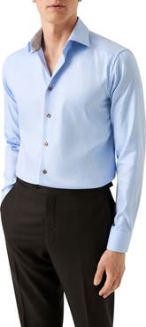 Eton Slim Fit Textured Dress Shirt