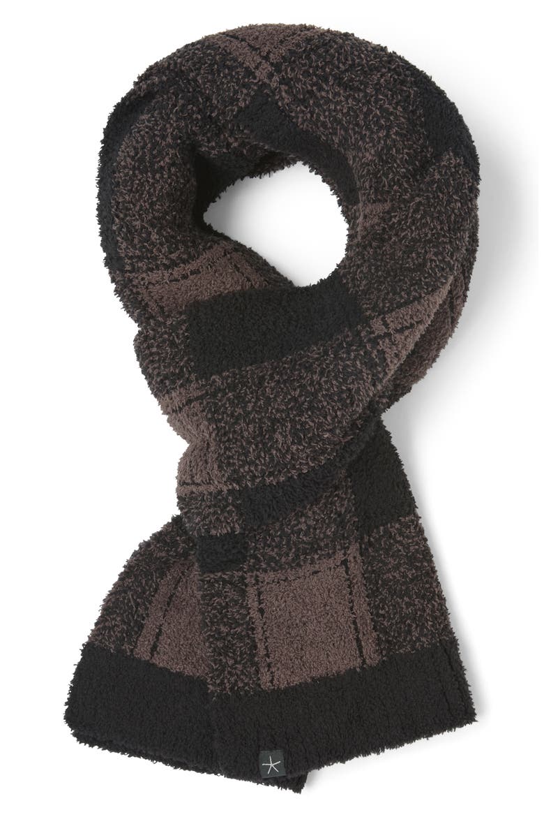 Buffalo Plaid Scarf, Main, color, UMBER MULTI