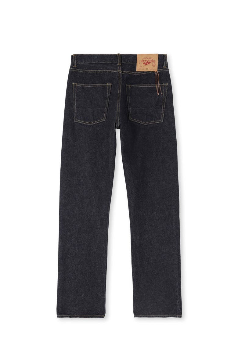 JohnJap Japan Selvedge 5 Pocket Regular Fit Denim Pants, Alternate, color, Indigo