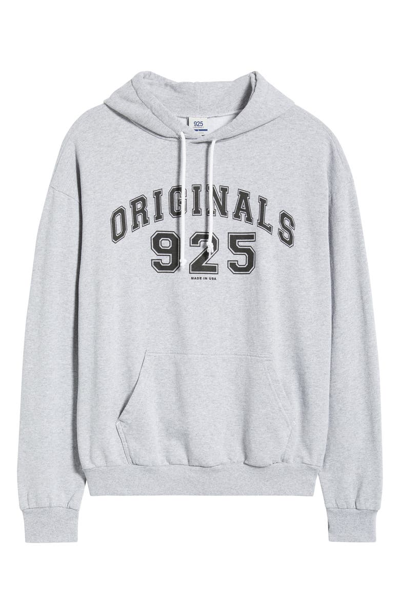925 Originals Originals Fleece Logo Hoodie, Alternate, color, Heathery Grey
