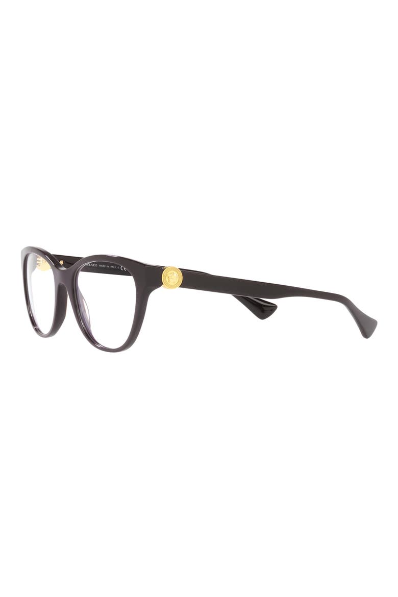 53mm Cat Eye Optical Glasses, Alternate, color, PLUM