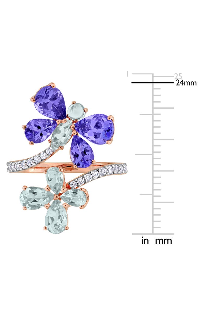 Julianna B. Multi-Gemstone & Diamond Butterfly Ring 14k, Alternate, color,