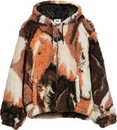 Obey Horses High Pile Fleece Hooded Jacket