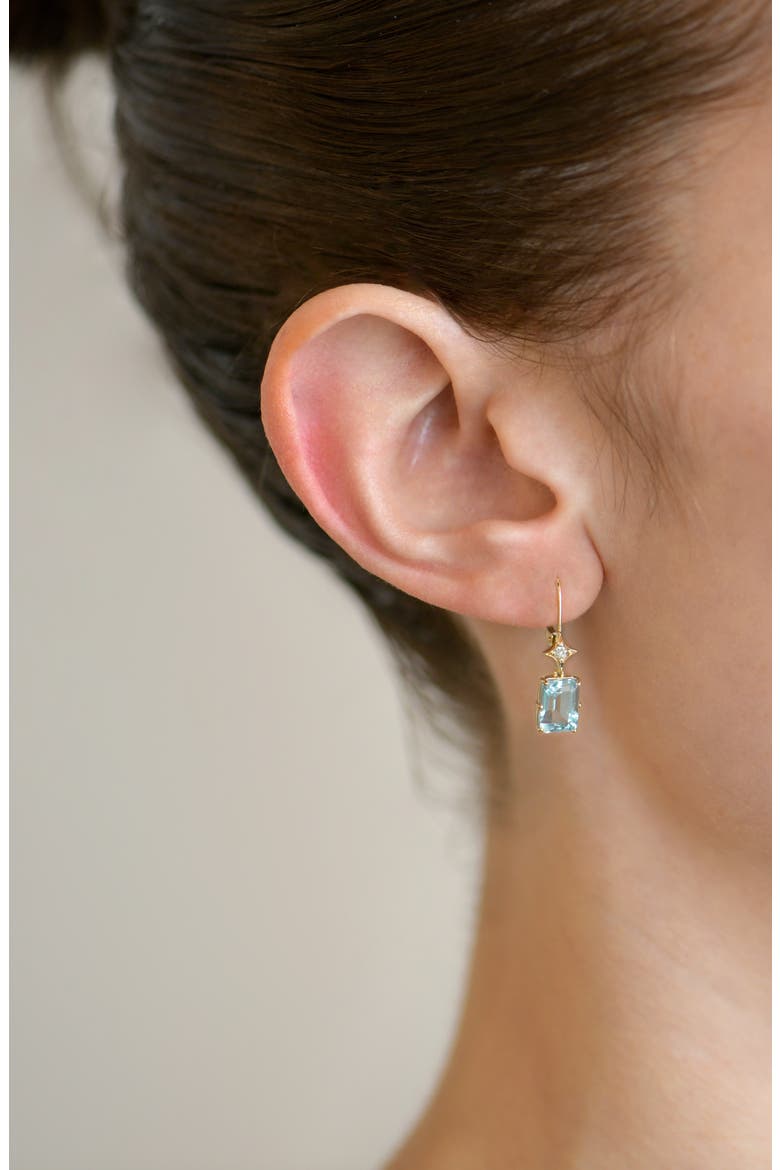 Aurora Drop Earrings, Alternate, color, BLUE