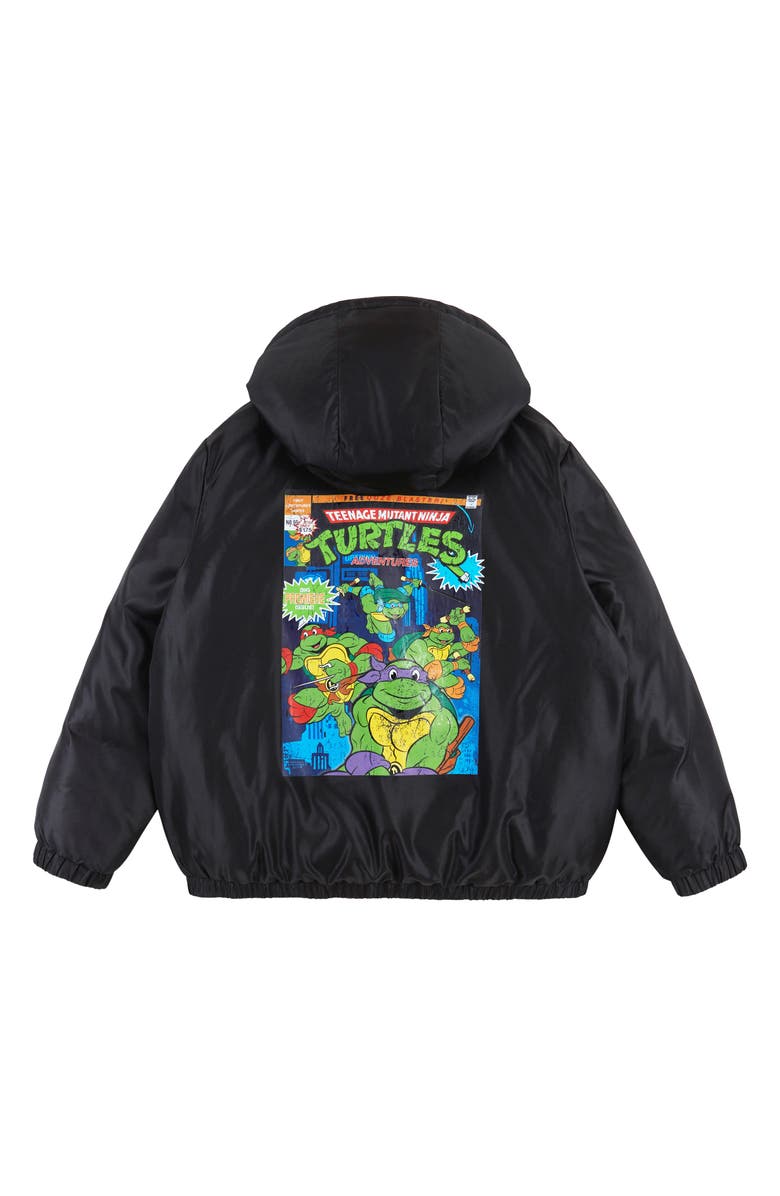 Andy & Evan x Teenage Mutant Ninja Turtles<sup>®</sup> Kids' Reversible Puffer Jacket, Alternate, color,