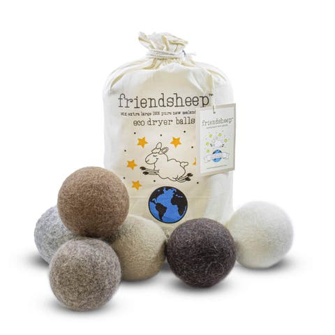 Wool Dryer Balls XL Set of 6