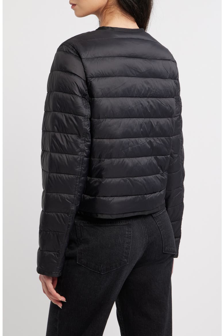 Reversible Quilted Jacket, Alternate, color, BLACK