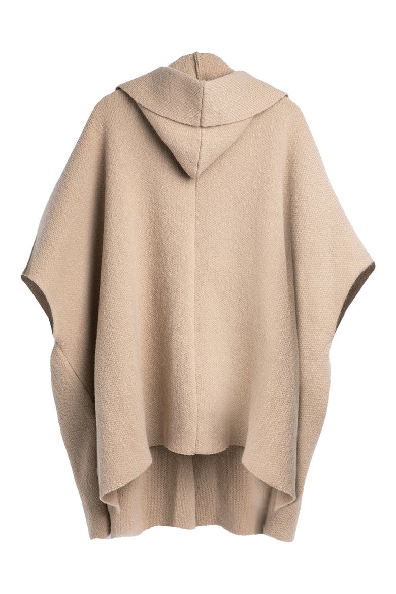 Oversize Hooded Topper, Alternate, color, TAUPE