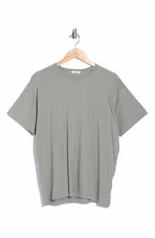 BUCK MASON Cotton & Cashmere Blend Curved Hem T-Shirt
