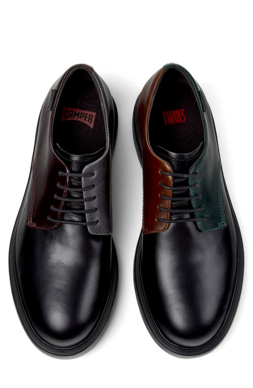 Camper Dean Leather Two-tone Lace-up Shoes