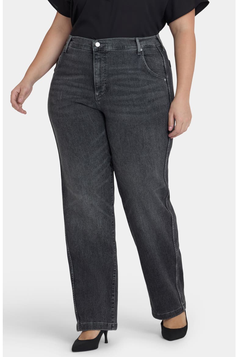 Brooke High Waist Loose Straight Leg Jeans, Main, color, VINTAGE NOIR