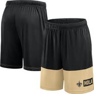 FANATICS Men's Fanatics Black/Gold New Orleans Saints Big & Tall Best of the Best Performance Shorts