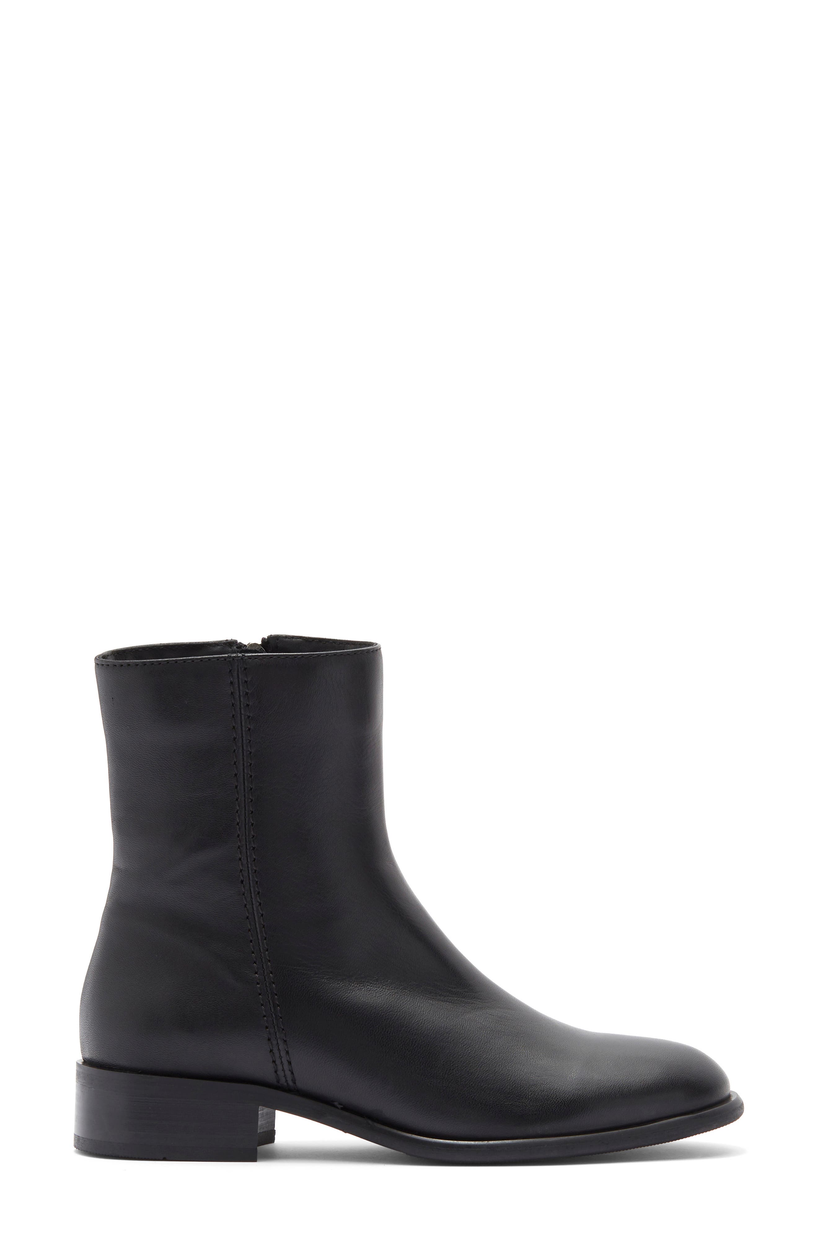 La Canadienne Arya Leather Boot, Alternate, color, Black Leather