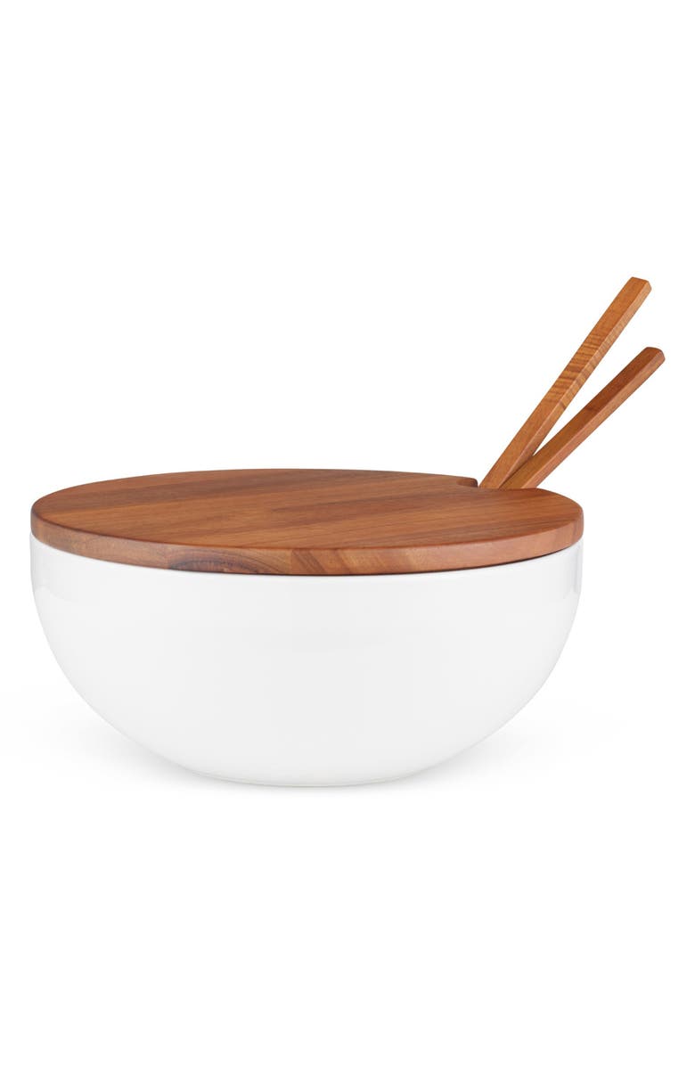 Nambé Duets Salad Bowl & Serving Set, Main, color, 