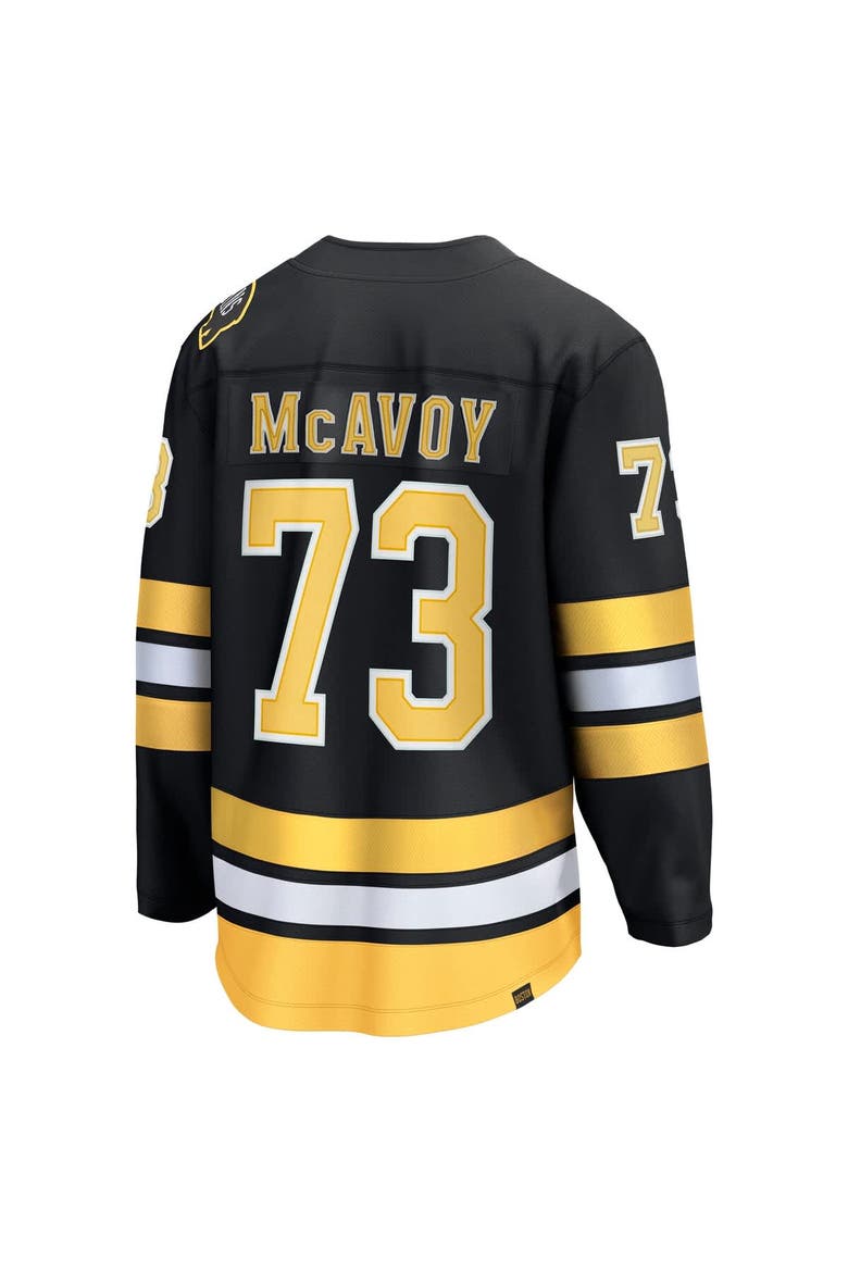 Men's Fanatics Charlie McAvoy Black Boston Bruins Home Breakaway Player Jersey, Alternate, color, Black