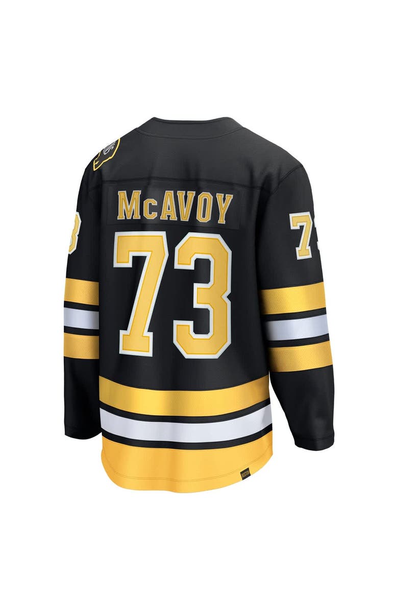 FANATICS Men's Fanatics Charlie McAvoy Black Boston Bruins Home Breakaway Player Jersey, Alternate, color, Black