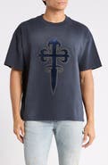 Ksubi Kaliba Ekcess Applique Graphic Tee