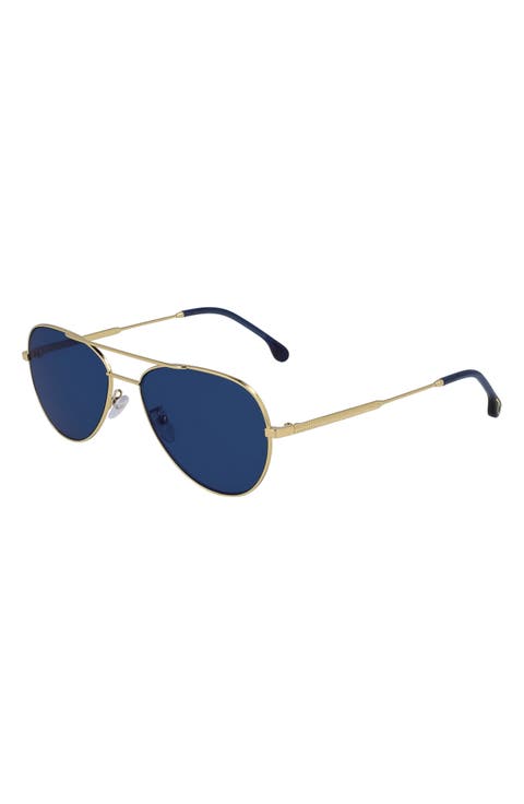Angus 58mm Aviator Sunglasses