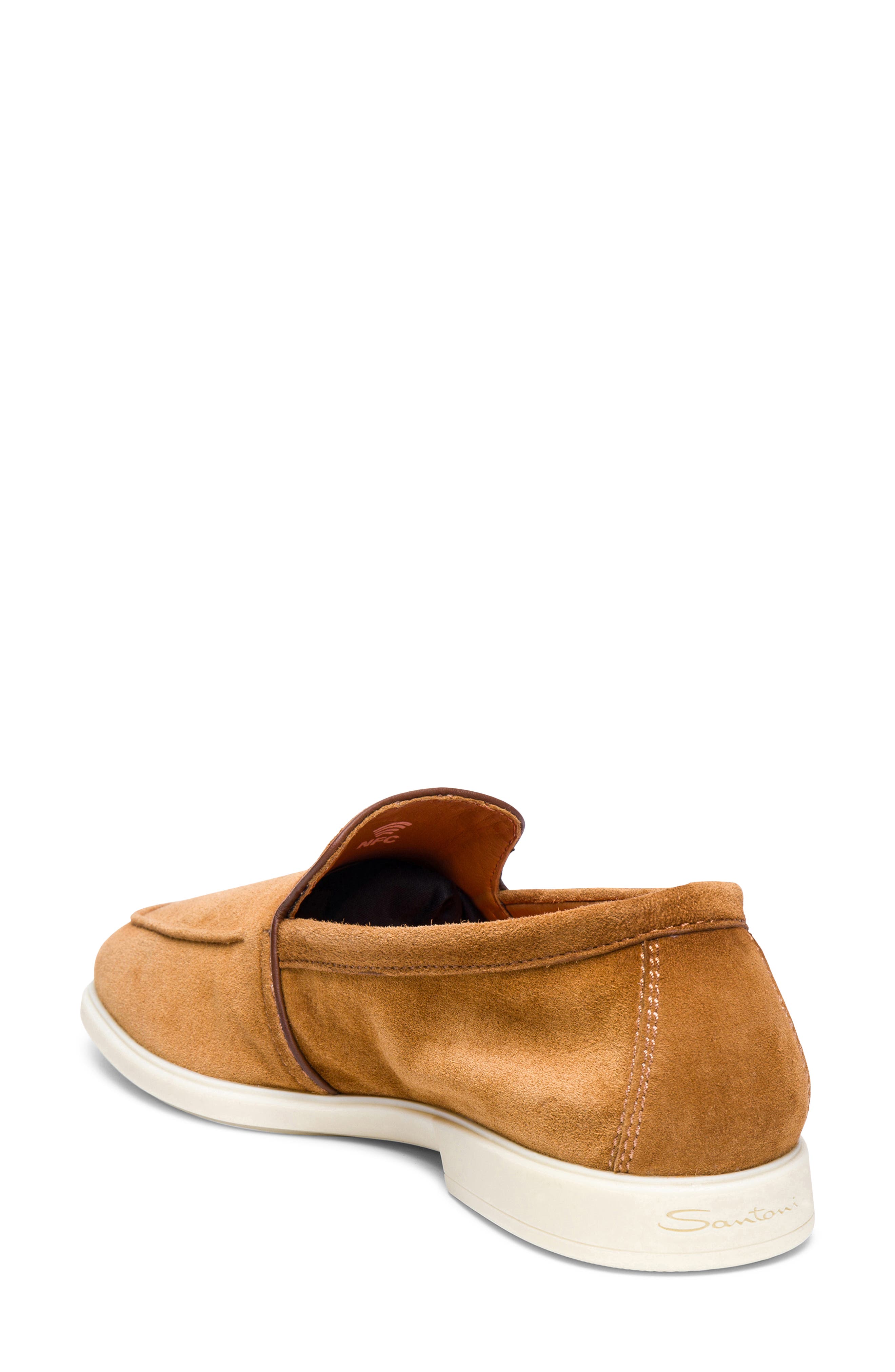Santoni Malibu Loafer, Alternate, color, Light Brown