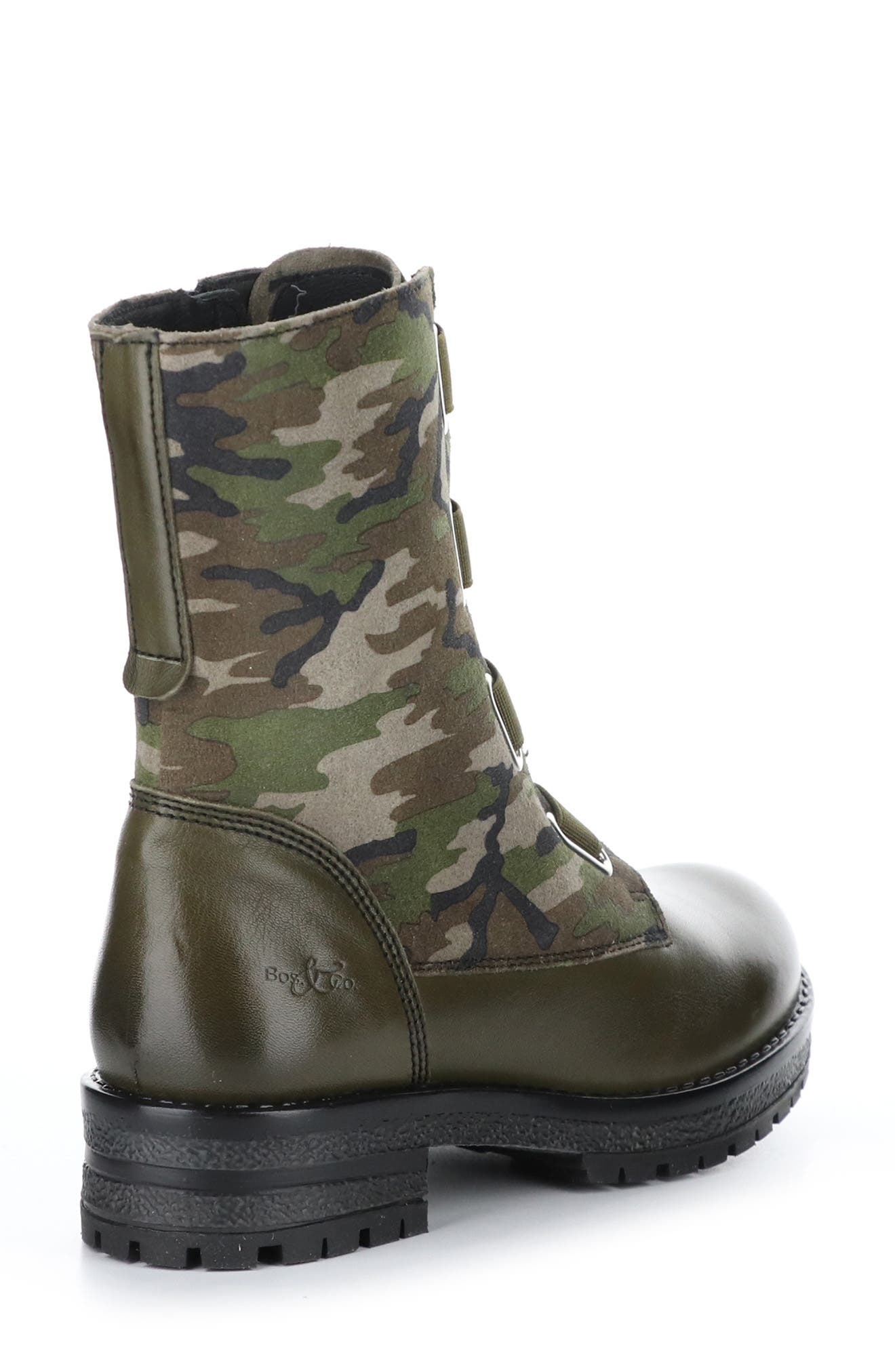 Pause Leather Boot, Alternate, color, OLIVE FEEL/ CAMO
