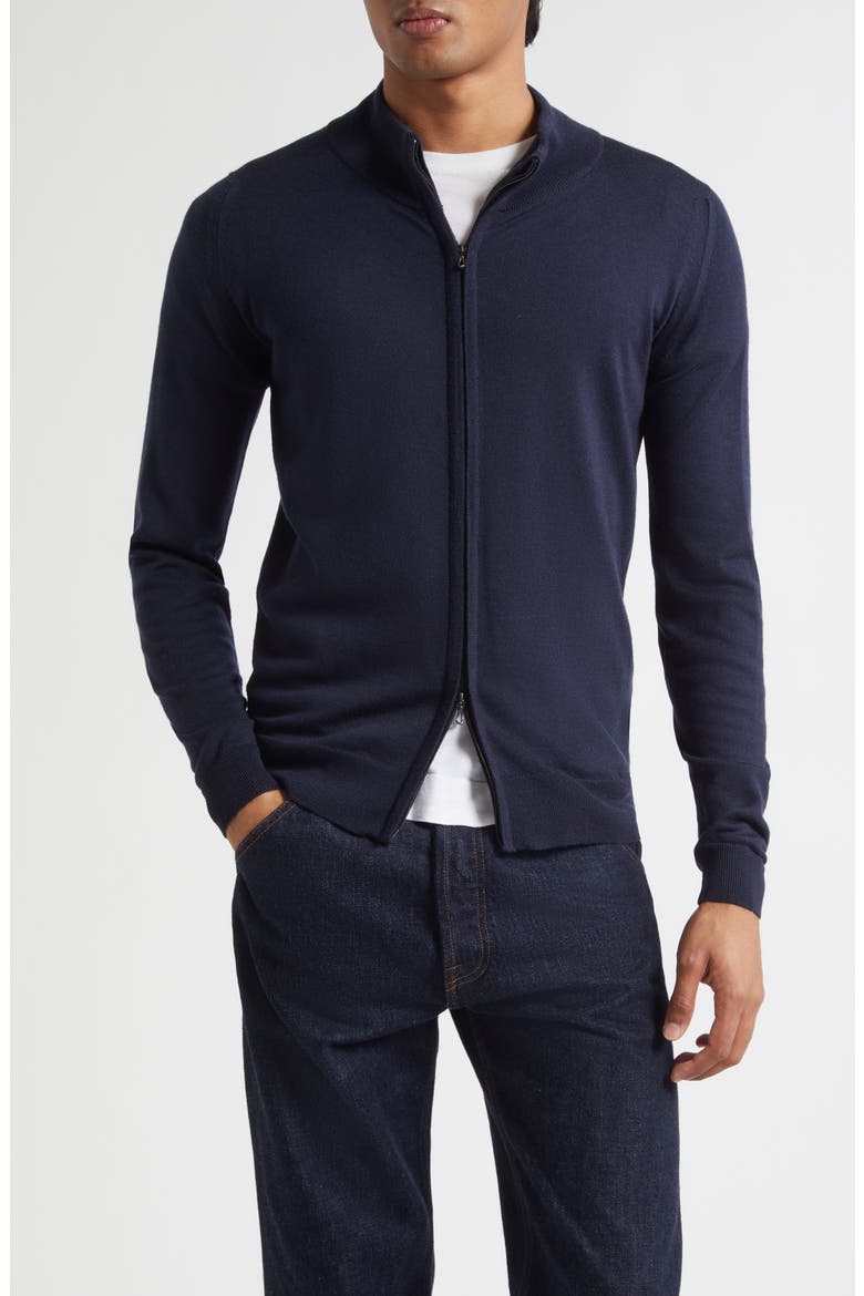 Claygate Merino Wool Cardigan, Main, color, MIDNIGHT