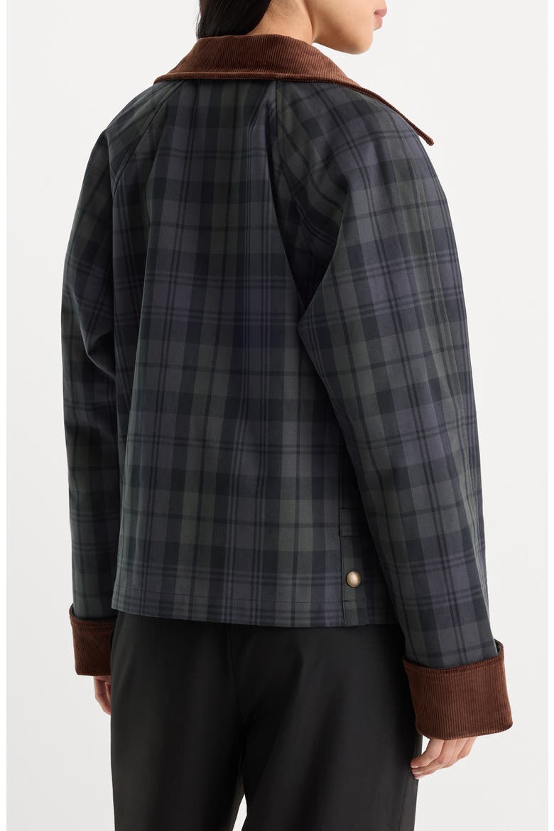 The Heritage Jacket, Alternate, color, NAVY AND GREEN PLAID