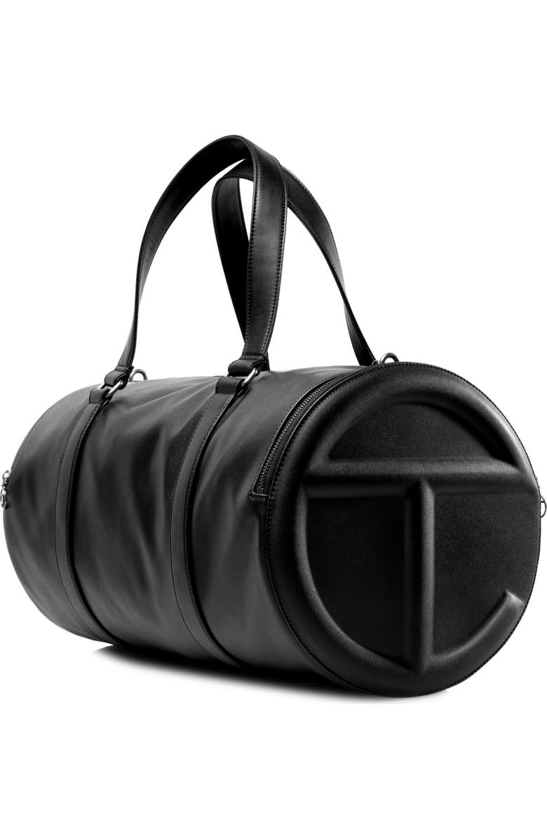 TELFAR Large Faux Leather Duffle Bag, Alternate, color,