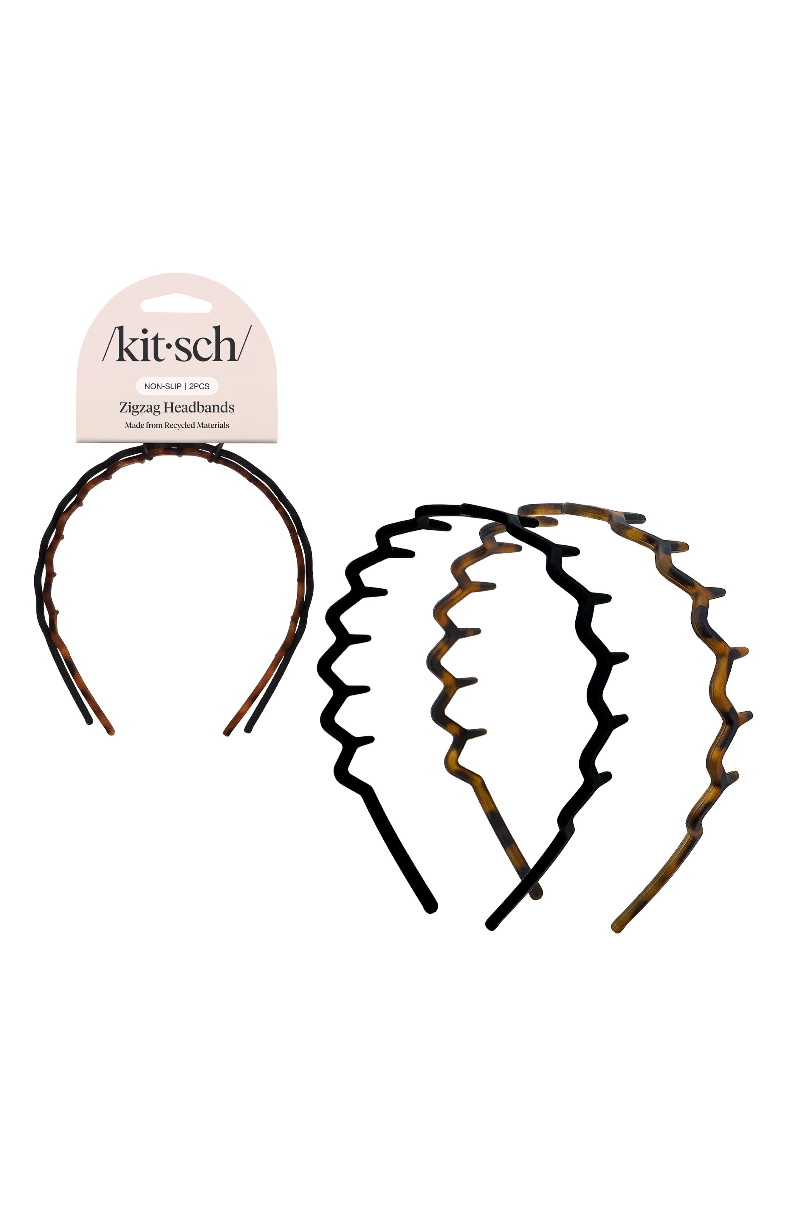 2-Pack Zigzag Headbands